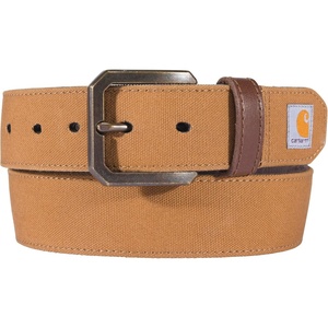 Carhartt Casual Rugged Duck Canvas Belts, Available in Multiple Colors & Sizes(Carhartt Brown)
