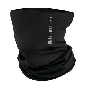 Carhartt Force All-Season Neck Gaiter, Steel Plate Print-Grey Cloud/Black, One Size(Black)