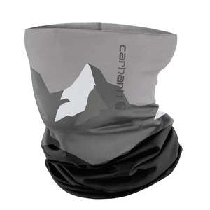 Carhartt Force All-Season Neck Gaiter, Steel Plate Print-Grey Cloud/Black, One Size(Mountain Print-black/Shadow)