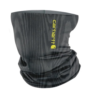 Carhartt Force All-Season Neck Gaiter, Steel Plate Print-Grey Cloud/Black, One Size(Woodgrain Print-black/Shadow)
