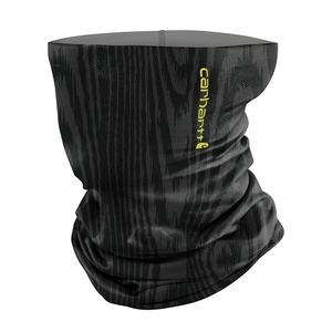 Carhartt Force Lightweight Neck Gaiter, Tree Camo-Burnt Olive, One Size(Woodgrain Print-black/Shadow)
