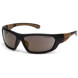 Carhartt Gear CHB291 Carbondale Antique Mirror Polarized Lens(Antique Mirror Lens/ Black/Tan Frame)
