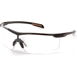 Carhartt Gear CHB910ST Cayce™ Clear Anti-Fog Lens – One Size Fits All – Black/Tan(Clear Lens)