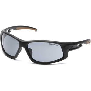 Carhartt Ironside Safety Glasses, Retail Clamshell Packaging, Black/Tan Frame, Sandstone Bronze Anti-Fog Lens(Gray Anti-fog Lens/ Black-tan Frame With Retail Clamshell Packaging)