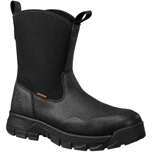 Carhartt Men’s Kentwood Waterproof 9″ Steel Toe Wellington Industrial Boot(Black)