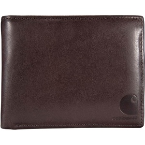 Carhartt Men’s Oil Tan Leather Wallet, Front Pocket, Passcase & Trifold Designs, Long-Lasting Construction, Gifts for Men(Bi-fold)