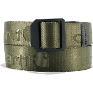 Carhartt Men’s Rugged Flex Nylon Webbing Belt(Nylon Webbing Ladder Lock (Army Green))