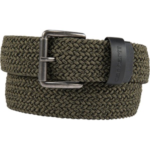 Carhartt Men’s Rugged Flex Nylon Webbing Belt(Rugged Flex Nylon Cord Braided (Army Green))