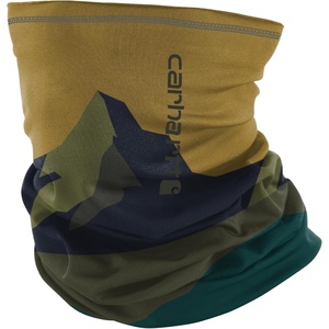 Carhartt Men’s UP0258U Force® Heavyweight Neck Gaiter(Mountain Print-fennel/Hunt Club)