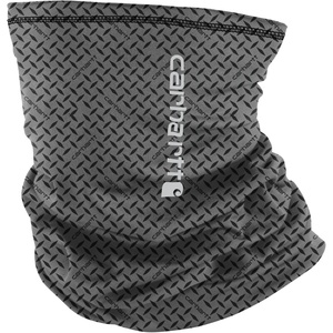 Carhartt Men’s UP0258U Force® Heavyweight Neck Gaiter(Steel Plate Print-grey Cloud/Black)