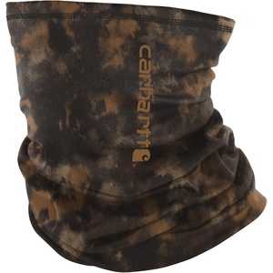 Carhartt Men’s UP0258U Force® Heavyweight Neck Gaiter(Watercolor Camo Print-brown/Dark Brown)