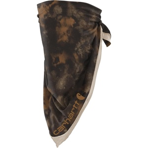 Carhartt Unisex Adult Force Lightweight Bandana(Watercolor Camo Print-brown/Dark Brown)