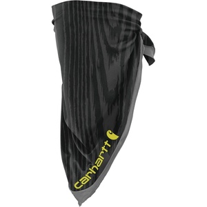 Carhartt Unisex Adult Force Lightweight Bandana(Woodgrain Print-black/Shadow)