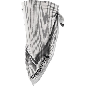 Carhartt Unisex Adult Force Lightweight Bandana(Woodgrain Print-light Grey/Grey Cloud)