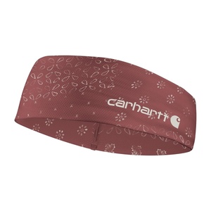Carhartt Unisex-Adult Force UPF Lightweight Headband, Moonstone, One Size(Bandana Print-Apple Butter/Malt)