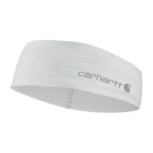 Carhartt Unisex-Adult Force UPF Lightweight Headband, Moonstone, One Size(Light Grey)