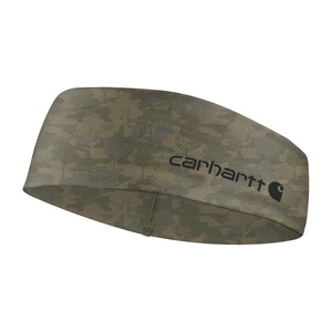 Carhartt Unisex-Adult Force UPF Lightweight Headband, Moonstone, One Size(Tree Camo-Burnt Olive)