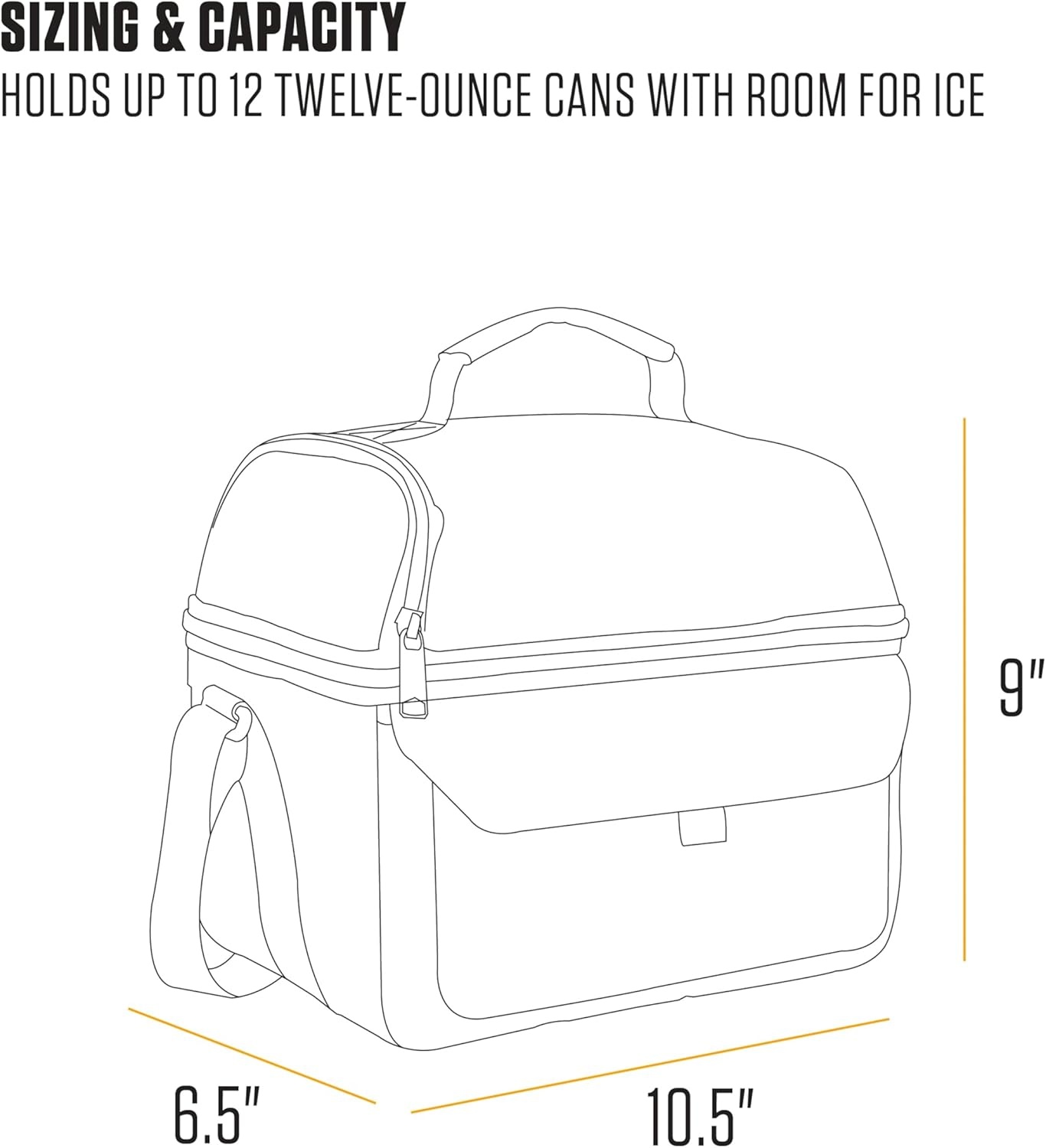 image:imageCarhartt 12 Can Two Compartment Lunch Box Durable FullyInsulated Lunch Bag for Women amp Men Large Lunchbox GravelLarge Lunchbox Harbor Teal