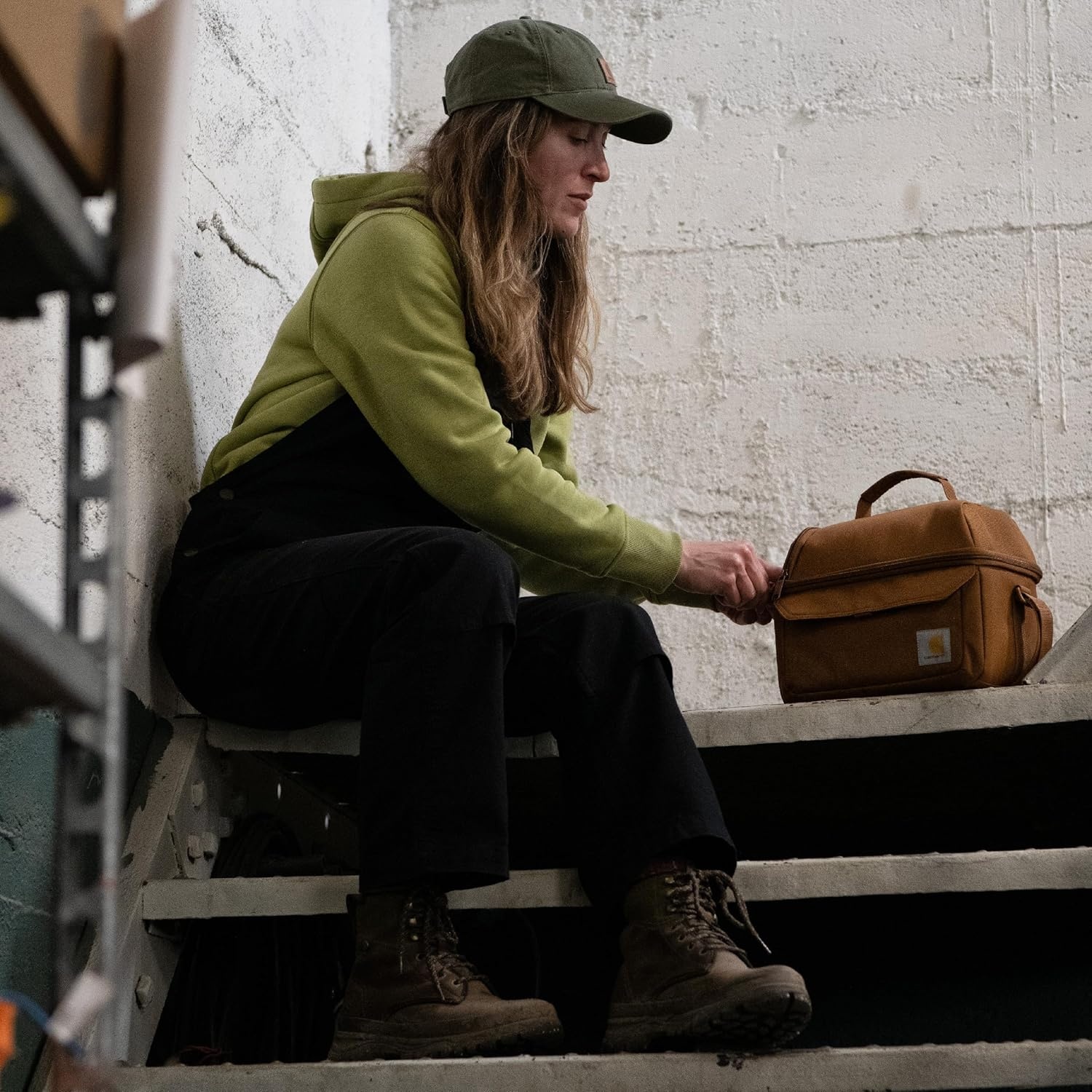 image:imageCarhartt 12 Can Two Compartment Lunch Box Durable FullyInsulated Lunch Bag for Women amp Men Large Lunchbox GravelLarge Lunchbox Seabrook