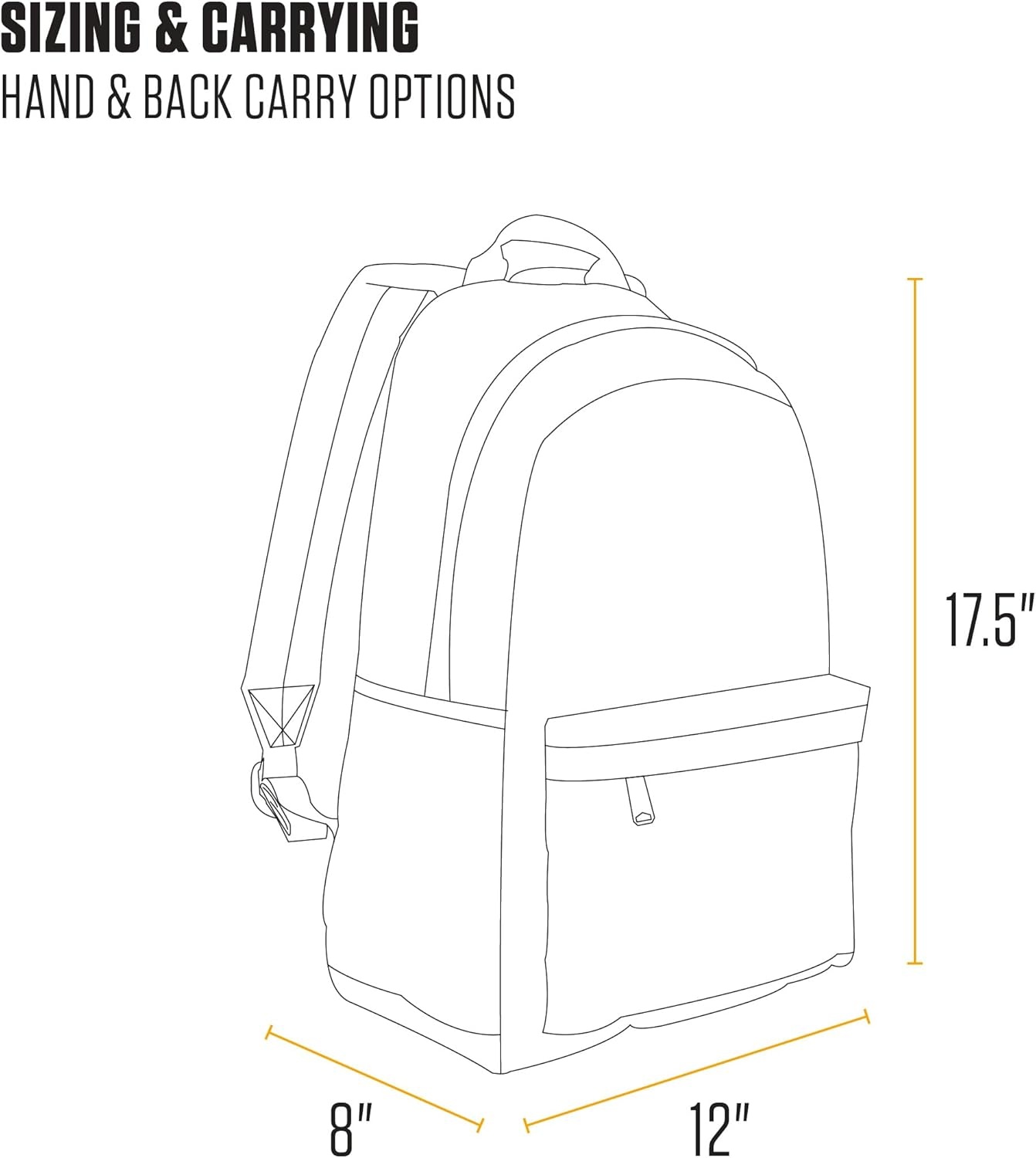 image:imageCarhartt 21L Classic Laptop Backpack WaterResistant Pack W 15 Laptop Sleeve and Organizational Compartments Carhartt BrownRose Tint