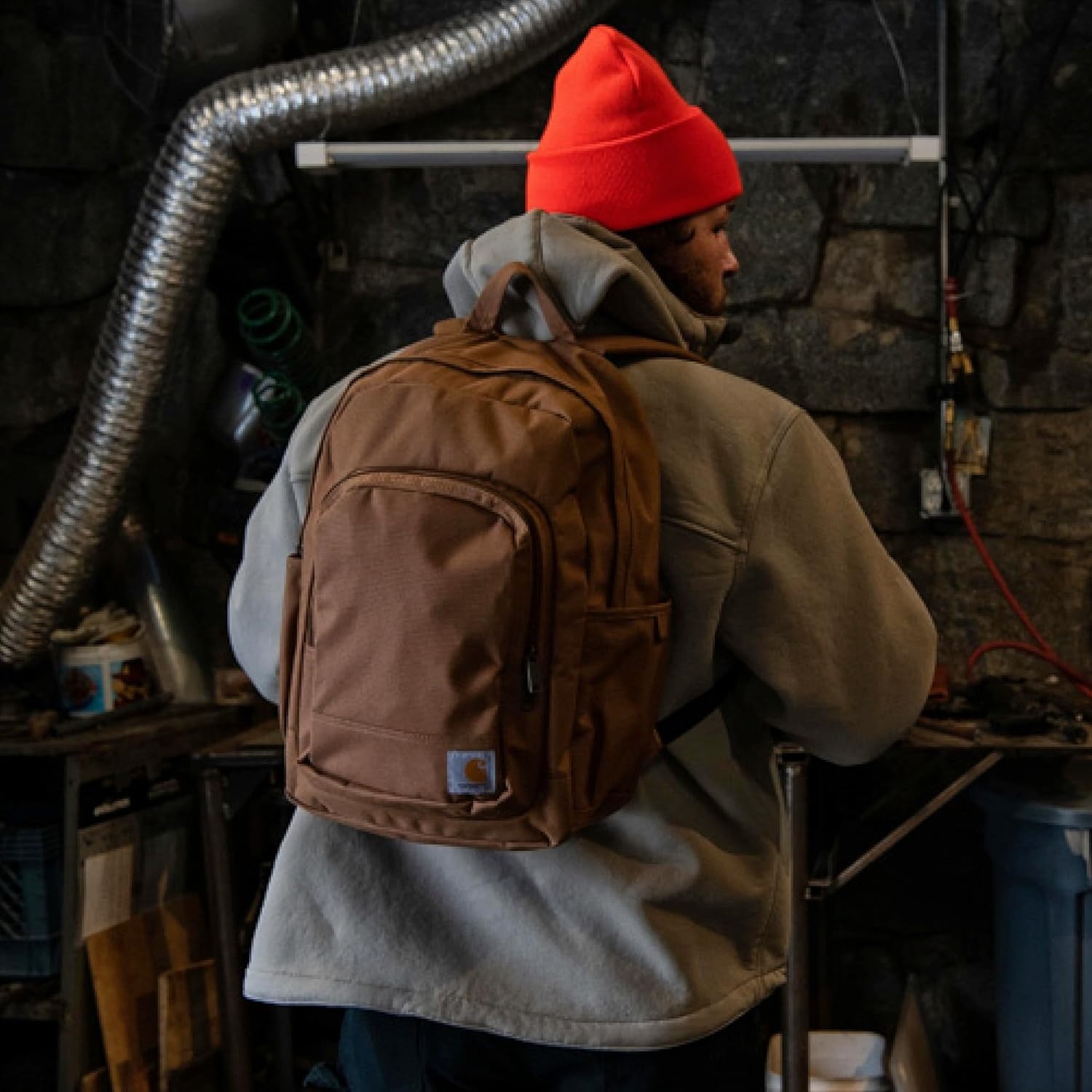 image:imageCarhartt 25L Classic Laptop Backpack Durable WaterResistant Pack W 16 Laptop Sleeve and Multiple Organizational Compartments Carhartt BrownMossy Oak Bottomlands