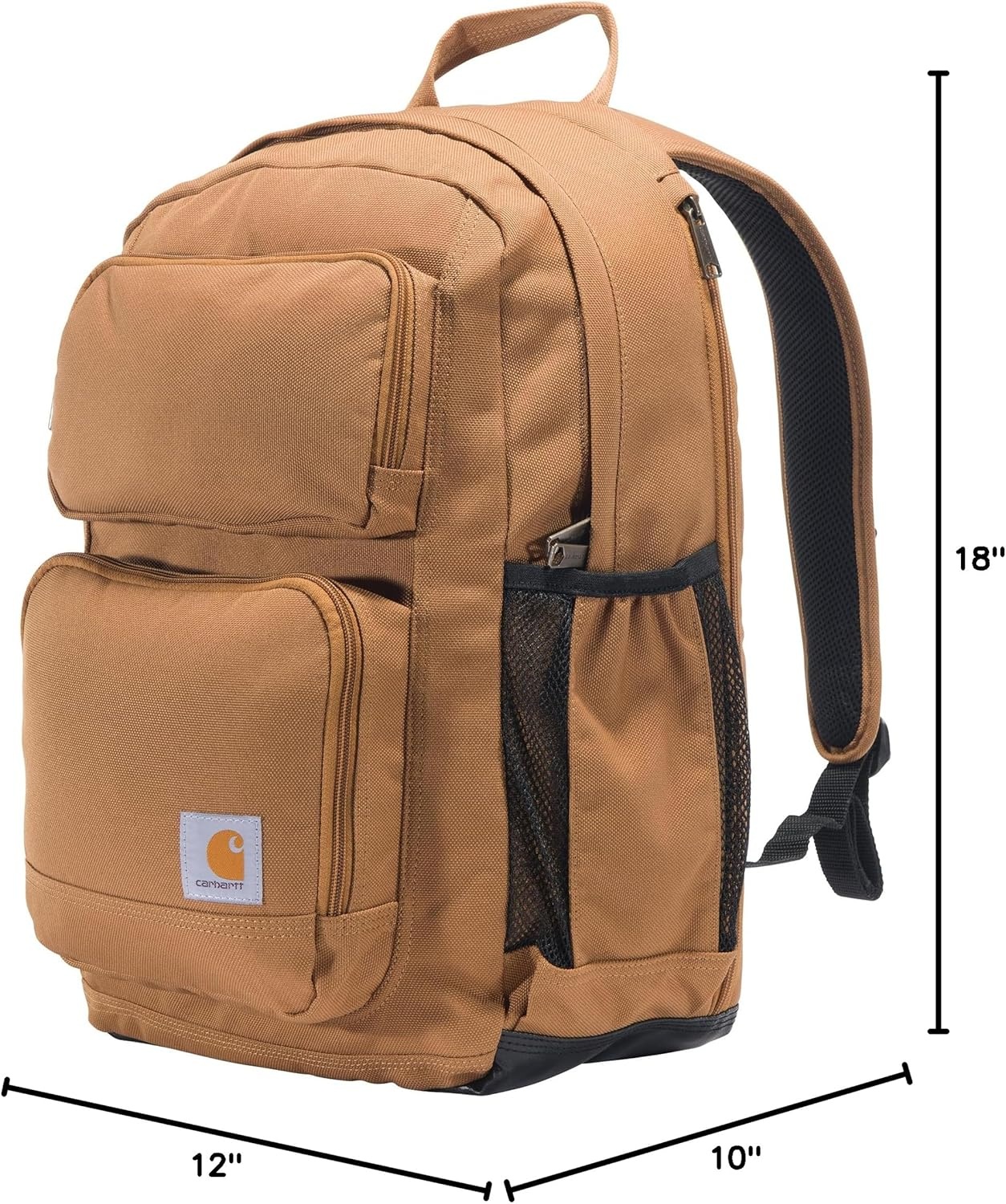 image:imageCarhartt 28L DualCompartment Backpack Durable Pack with 16 Laptop Sleeve and Duravax Abrasion Resistant Base NavyCarhartt Brown