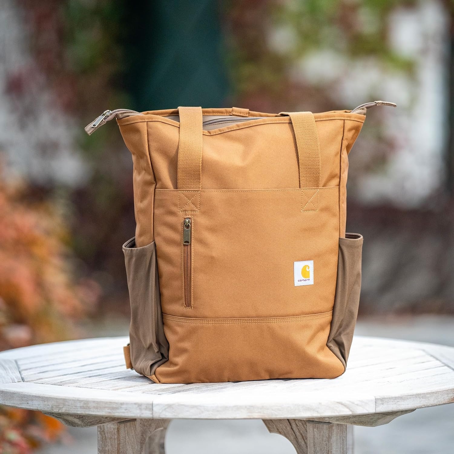 image:imageCarhartt Classic Convertible Backpack Tote Durable Water Repellent Material W 17 Laptop Sleeve BlackCarhartt Brown
