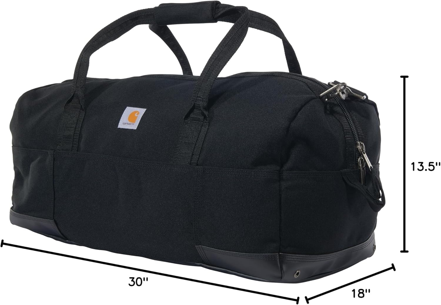 image:imageCarhartt Classic Duffels HeavyDuty Bag for Jobsite Gym and TravelBlack