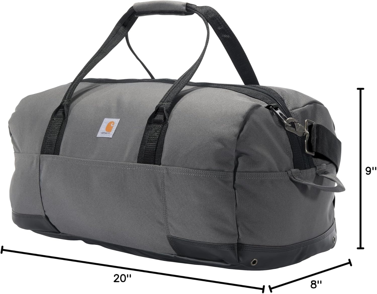 image:imageCarhartt Classic Duffels HeavyDuty Bag for Jobsite Gym and TravelGravel