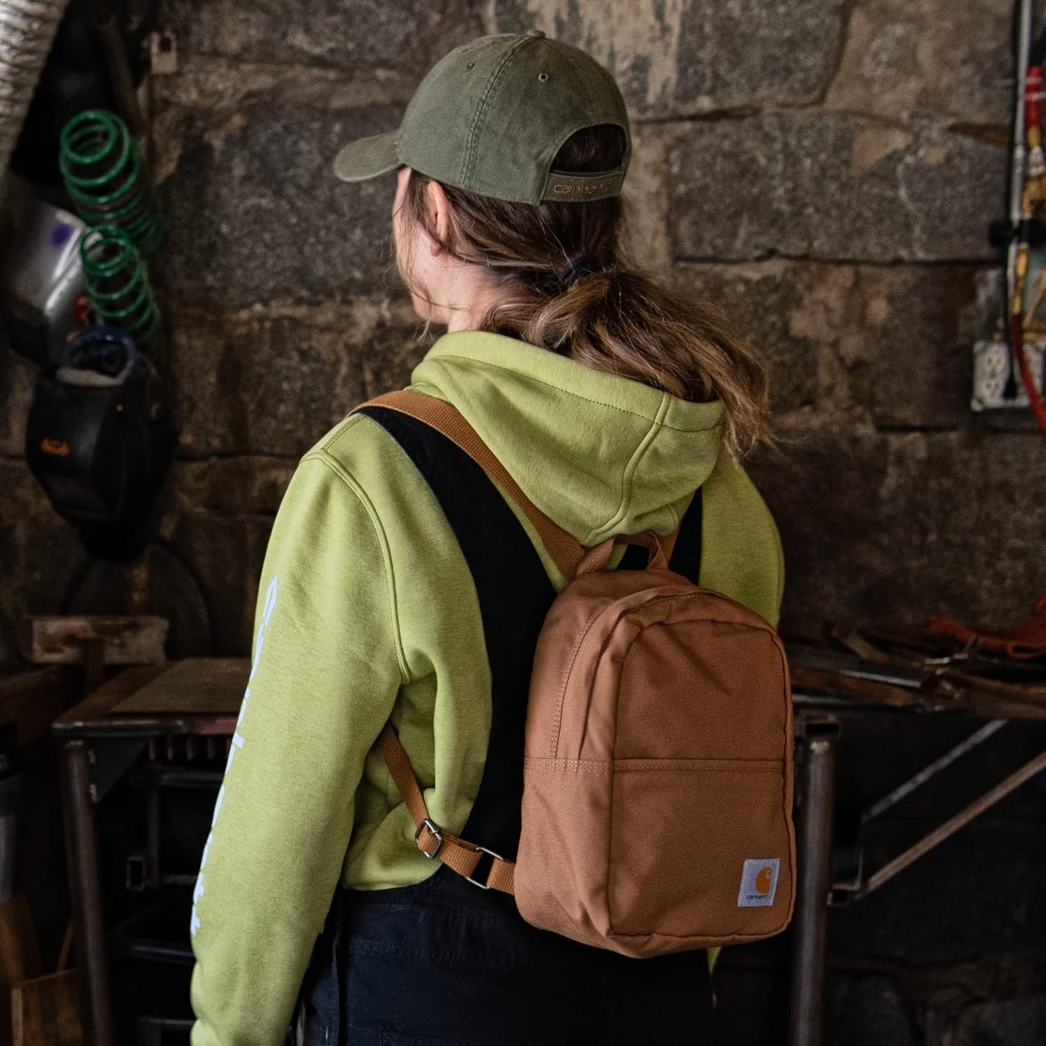 image:imageCarhartt Classic Mini Backpack Durable WaterResistant Backpack with Adjustable Shoulder Straps BlackBlack