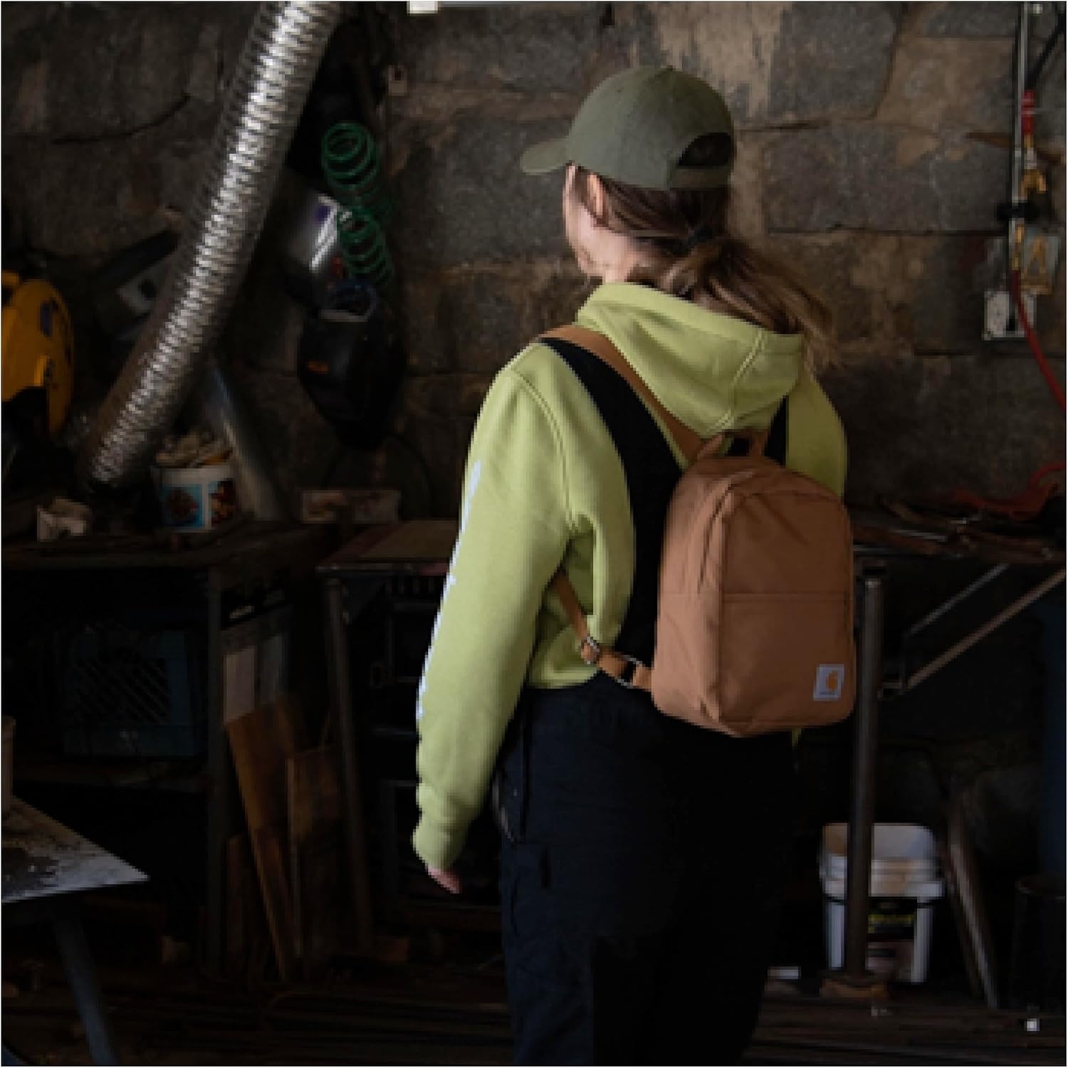 image:imageCarhartt Classic Mini Backpack Durable WaterResistant Backpack with Adjustable Shoulder Straps BlackHarbor Teal