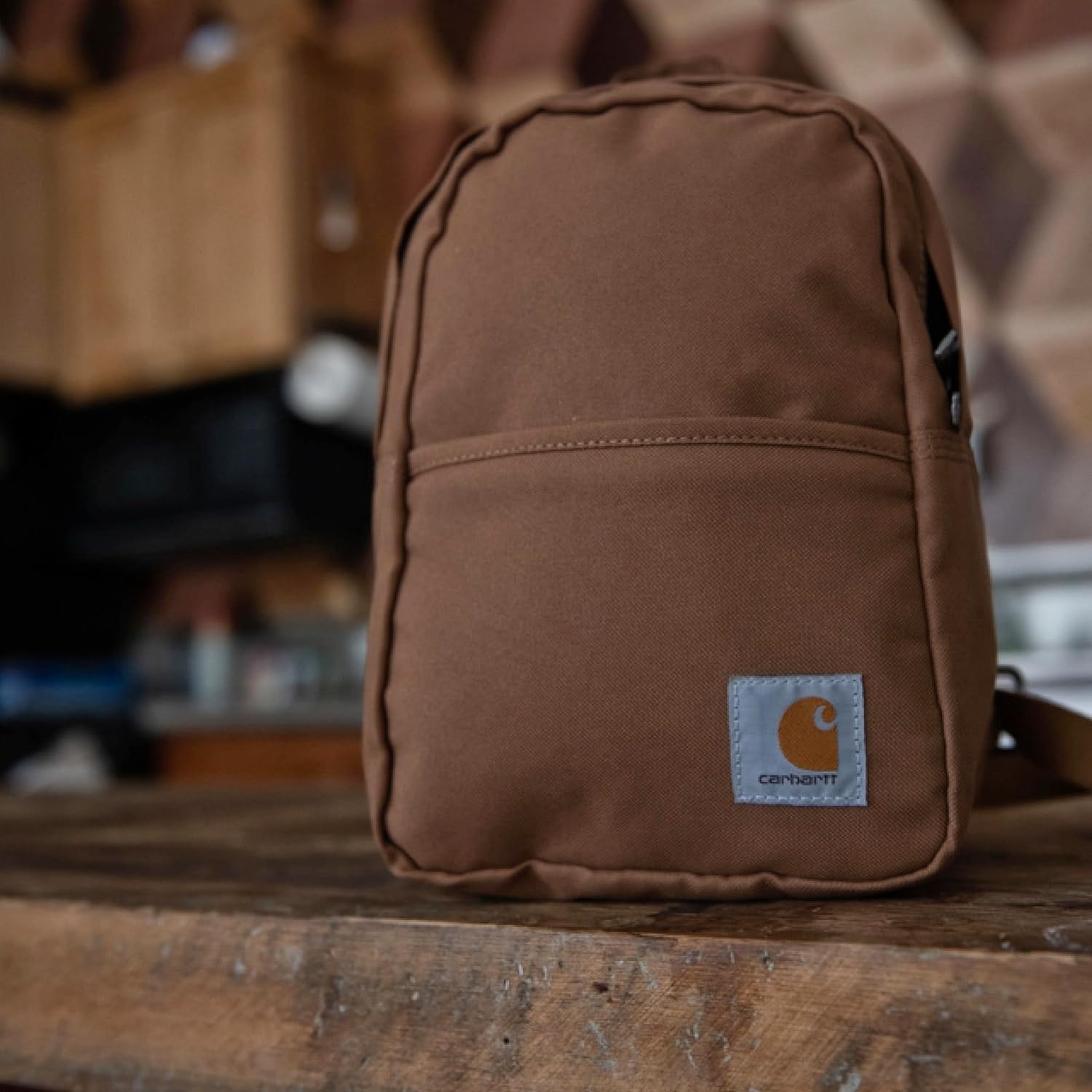 image:imageCarhartt Classic Mini Backpack Durable WaterResistant Backpack with Adjustable Shoulder Straps BlackMossy Oak Bottomlands
