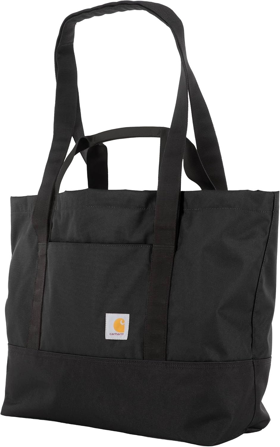 image:imageCarhartt Classic Vertical Open Tote Bag Durable Water Repellent Material WHand and Shoulder StrapsBlack