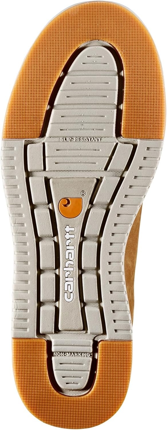 imageCarhartt Detroit Leather Sneakers for Men Comfortable Shoes for Men with Wide Toe Box Comfort Footbed and Midsole and SlipResistant OutsoleBrown