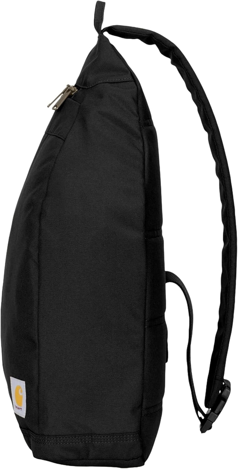 image:imageCarhartt Durable Sling Bag Crossbody Backpack with Side Release Buckle Tablet Sleeve and Adjustable Strap BlackBlack