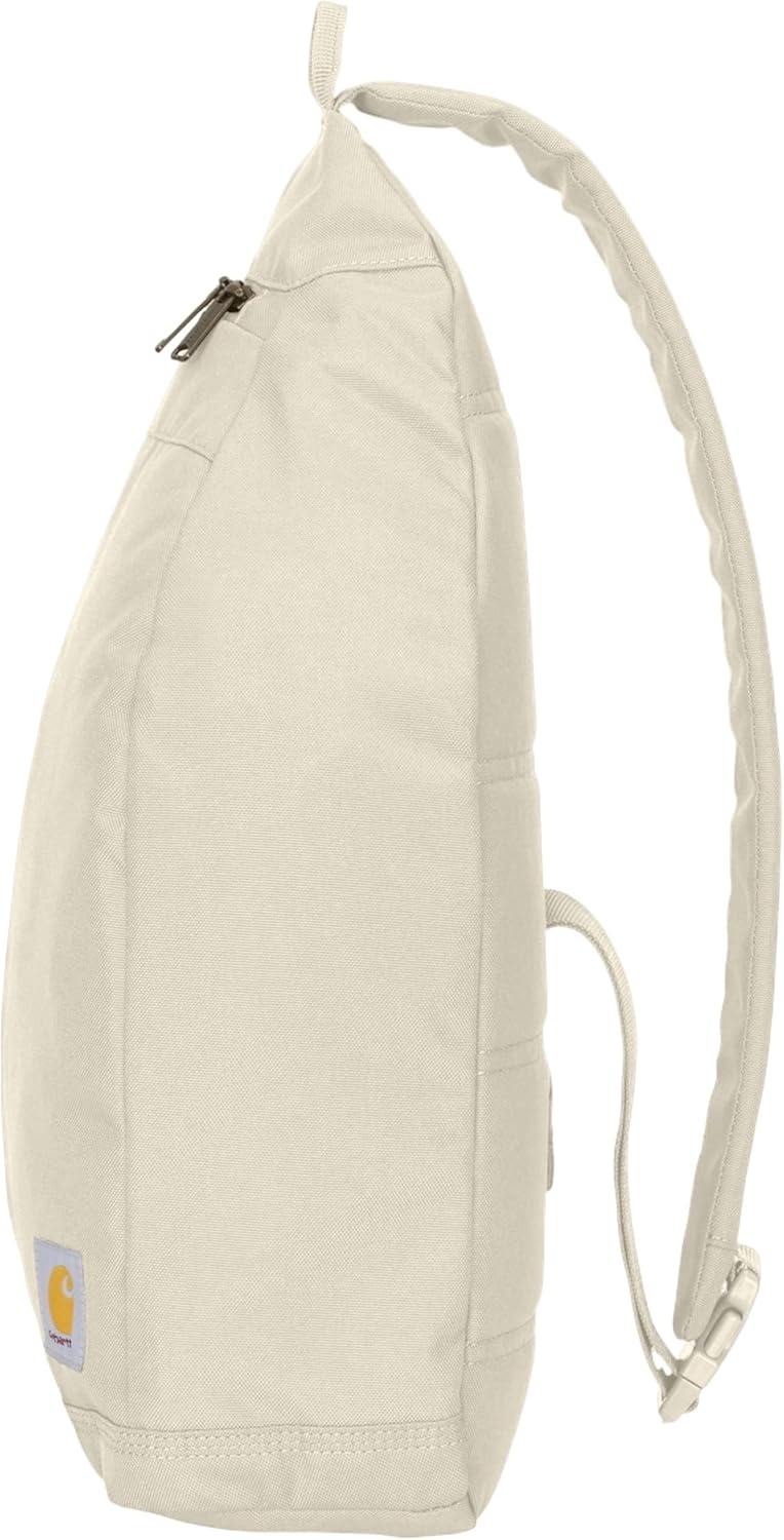 image:imageCarhartt Durable Sling Bag Crossbody Backpack with Side Release Buckle Tablet Sleeve and Adjustable Strap BlackChalk