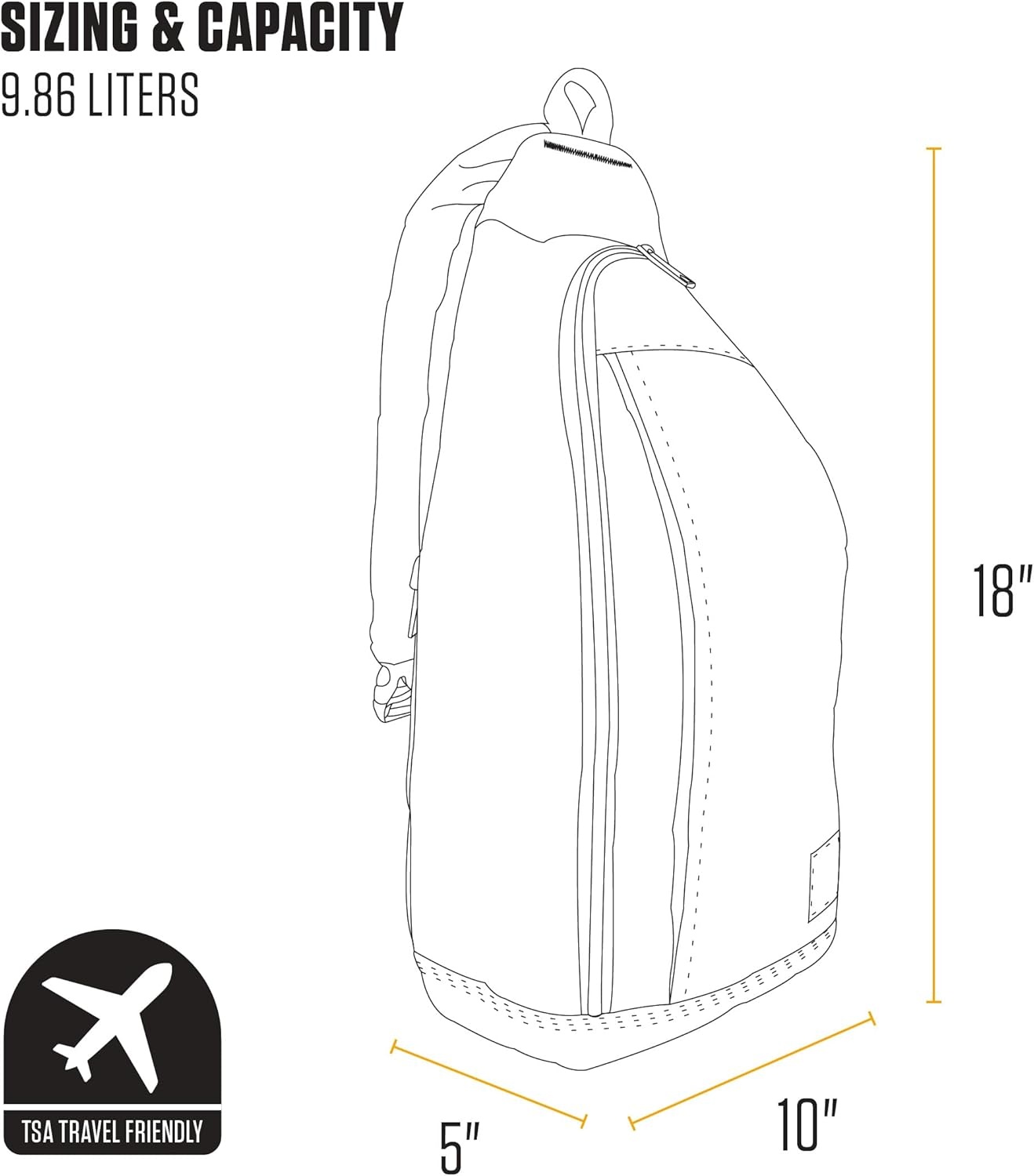 image:imageCarhartt Durable Sling Bag Crossbody Backpack with Side Release Buckle Tablet Sleeve and Adjustable Strap BlackCrossbody Backpack Port