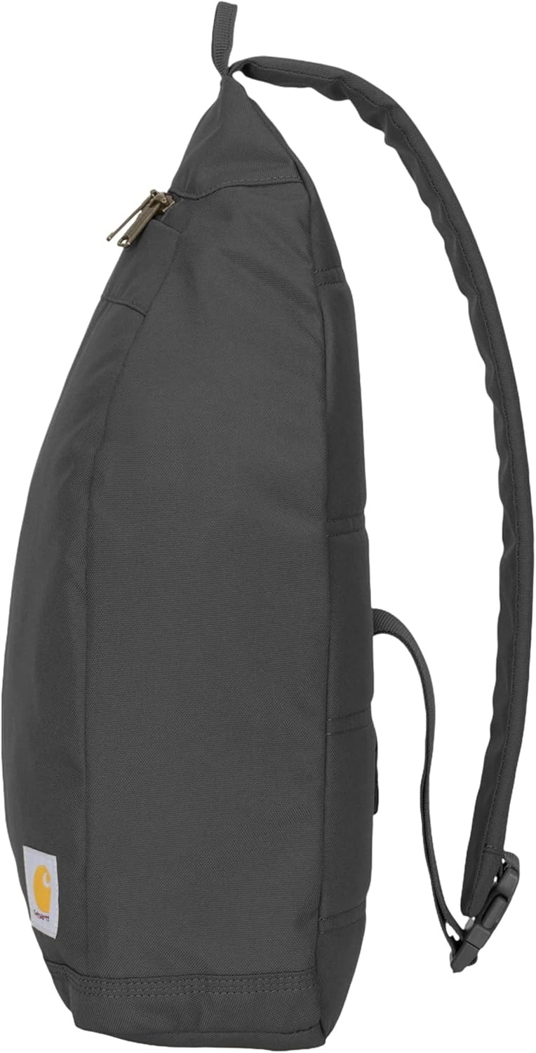 image:imageCarhartt Durable Sling Bag Crossbody Backpack with Side Release Buckle Tablet Sleeve and Adjustable Strap BlackGravel
