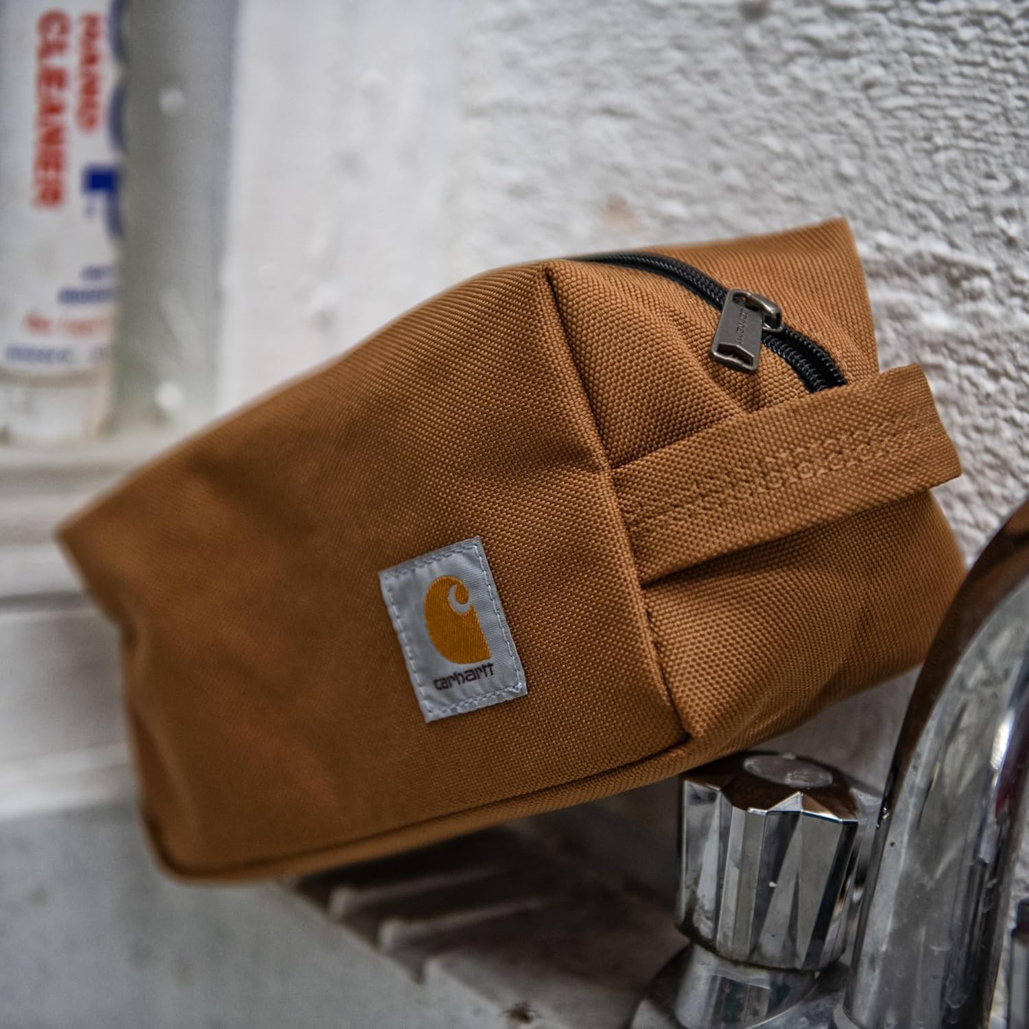 image:imageCarhartt Durable Travel Kit Organize Essentials Wthe Water Resistance Toiletry Bag BlackCarhartt Brown