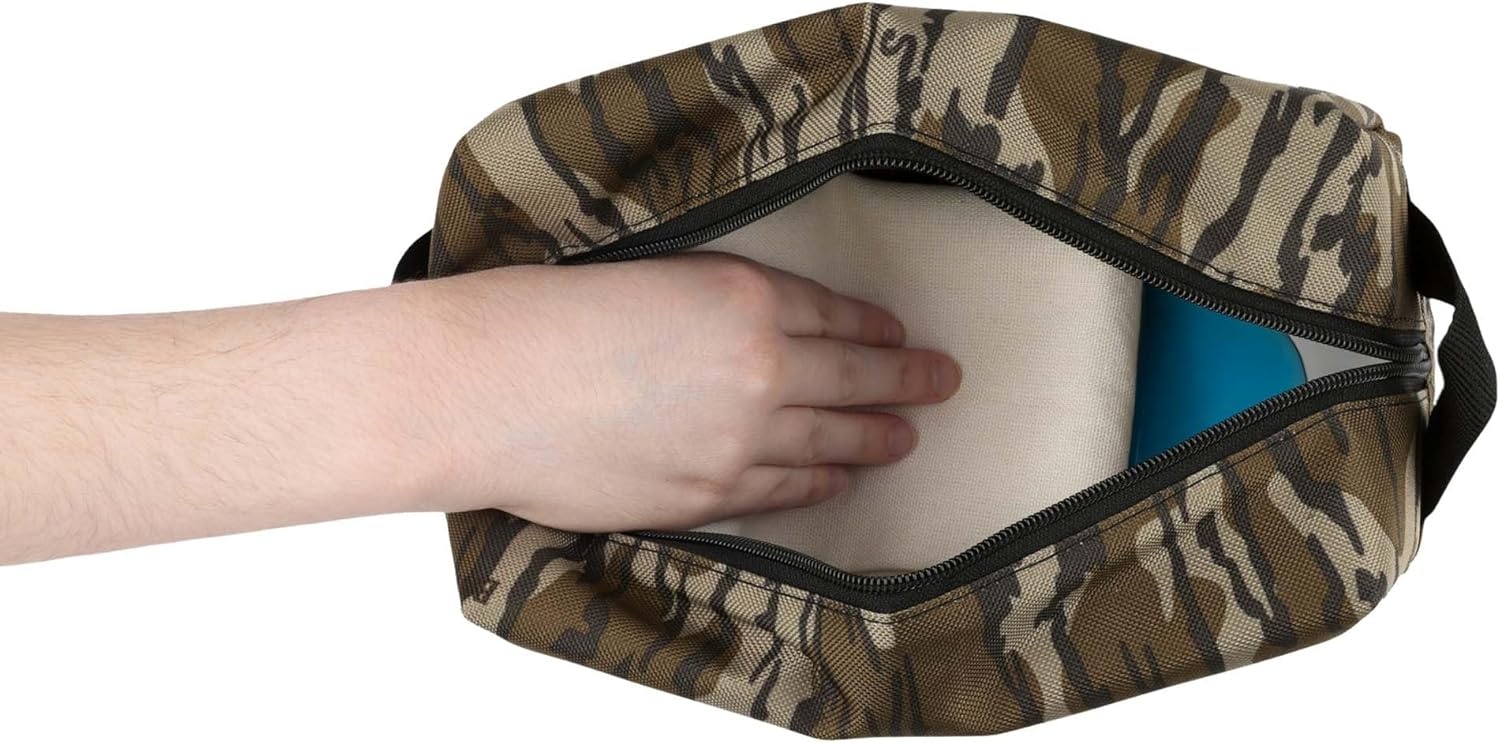 image:imageCarhartt Durable Travel Kit Organize Essentials Wthe Water Resistance Toiletry Bag BlackMossy Oak Bottomlands