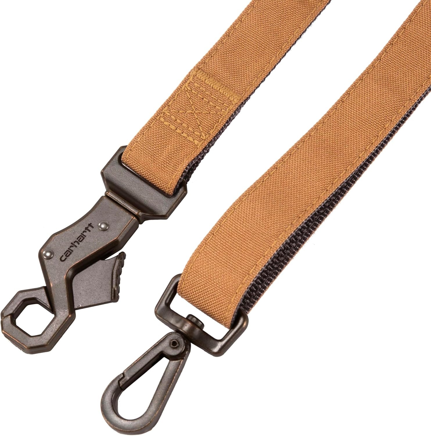 imageCarhartt Field Dog Leash Durable 600Denier Fabric WAdjustable Metal DRing Hardware Carhartt Brown LargeCarhartt Brown
