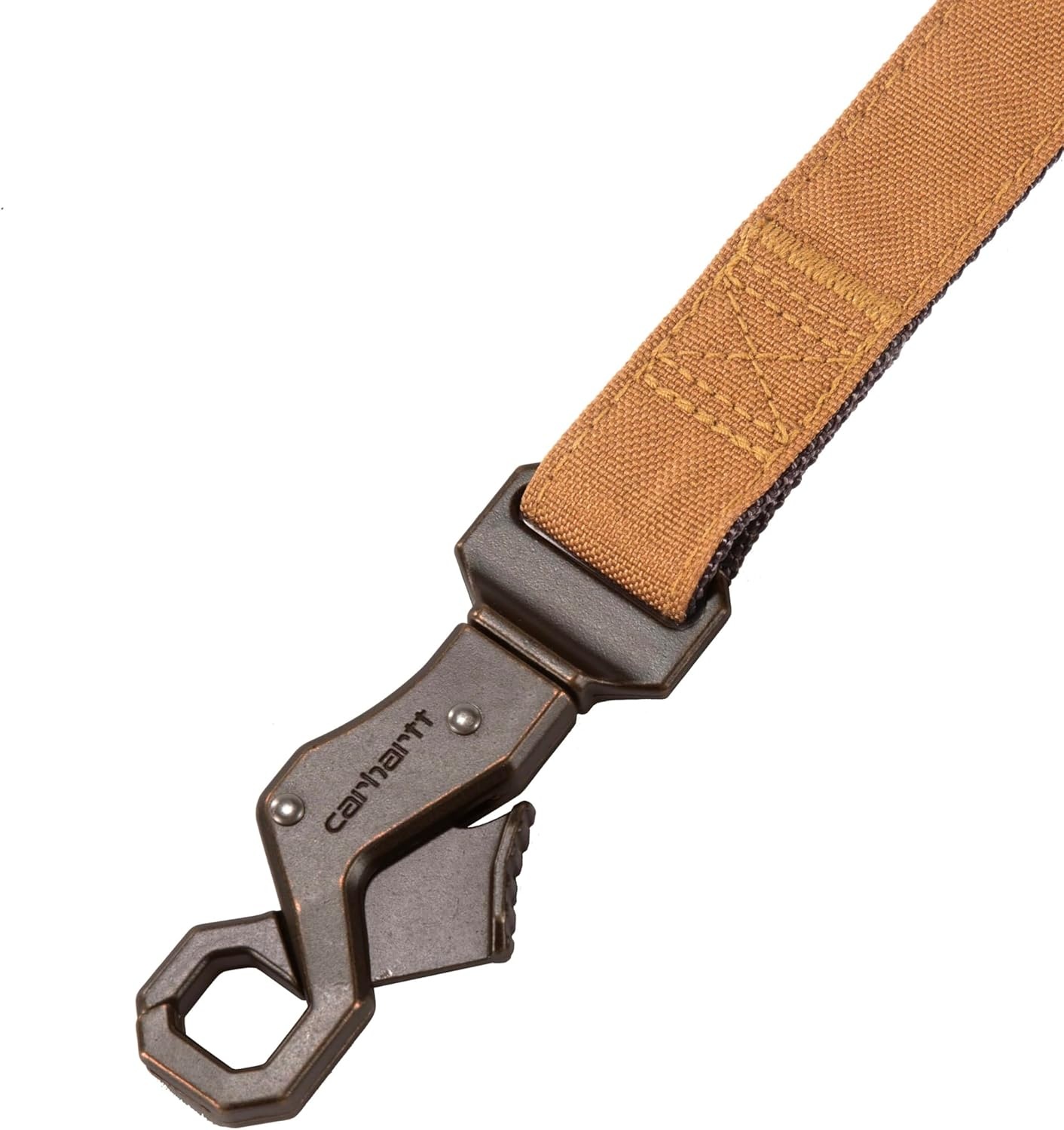 imageCarhartt Field Dog Leash Durable 600Denier Fabric WAdjustable Metal DRing Hardware Carhartt Brown LargeCarhartt Brown