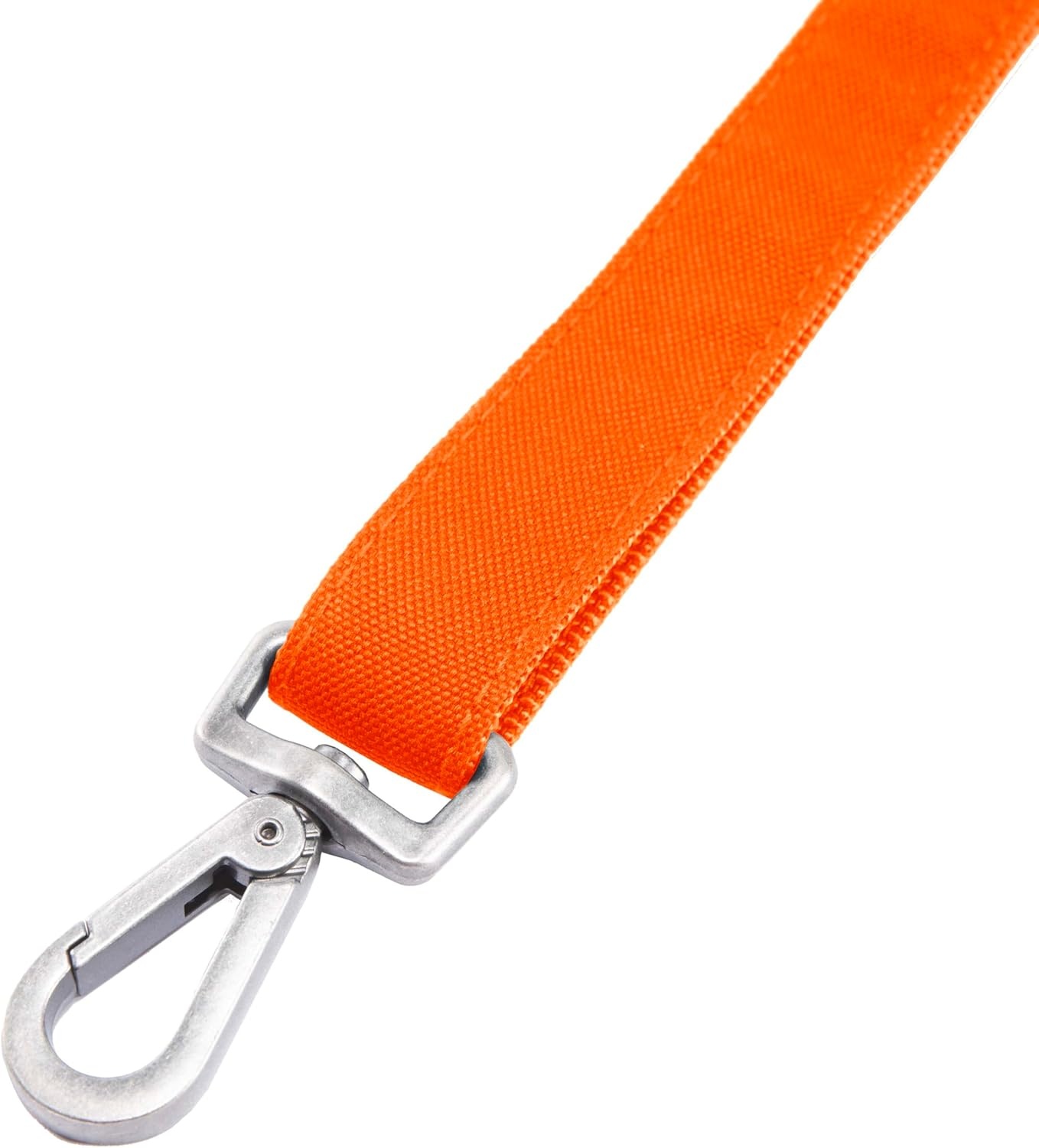 imageCarhartt Field Dog Leash Durable 600Denier Fabric WAdjustable Metal DRing Hardware Carhartt Brown LargeHunter Orange