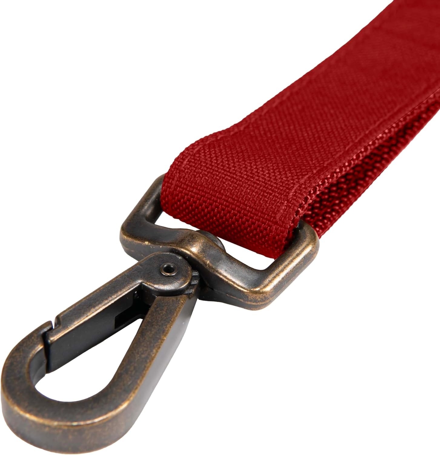 imageCarhartt Field Dog Leash Durable 600Denier Fabric WAdjustable Metal DRing Hardware Carhartt Brown LargeIndustry Red