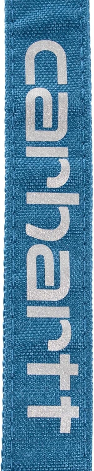 imageCarhartt Field Dog Leash Durable 600Denier Fabric WAdjustable Metal DRing Hardware Carhartt Brown LargeMarine Blue