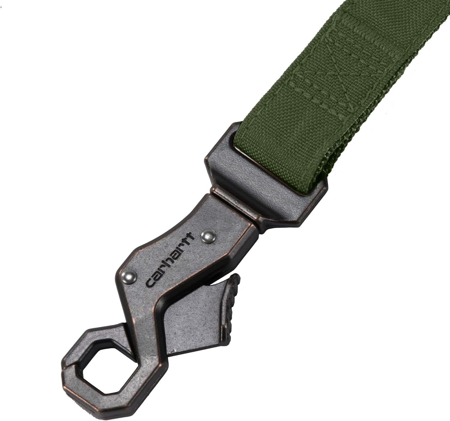 imageCarhartt Field Dog Leash Durable 600Denier Fabric WAdjustable Metal DRing Hardware Carhartt Brown LargeOak Leaf