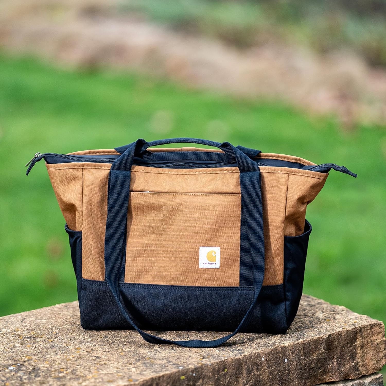 image:imageCarhartt Horizontal Zip Classic Laptop Tote Bag Durable Water Repellent Material W 17 Tablet SleeveBlack