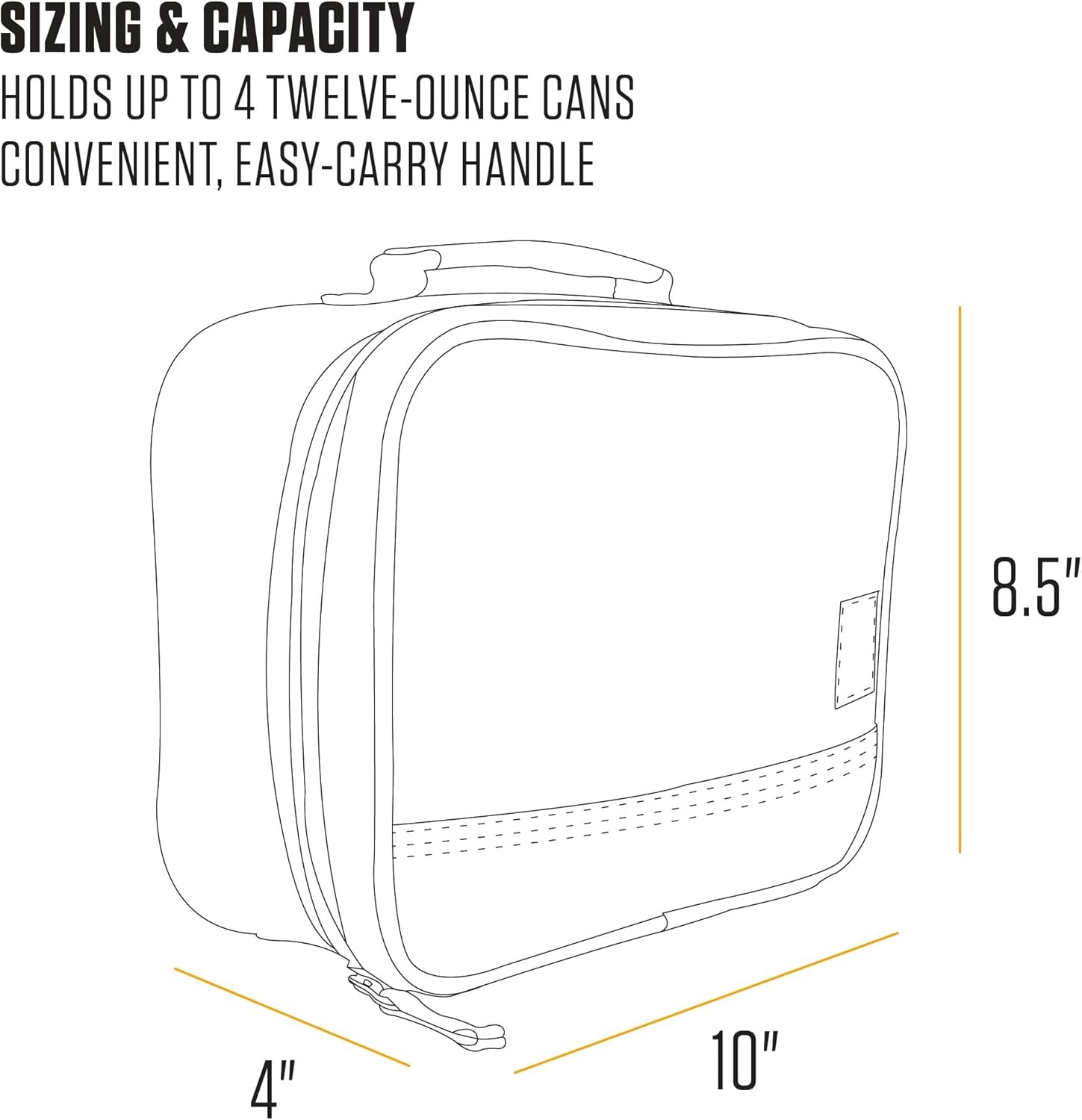 image:imageCarhartt Insulated Lunch Cooler For Men and Women Fully Insulated Lunch Pale for Everyday Use Carhartt Brown4 Can Carhartt Brown