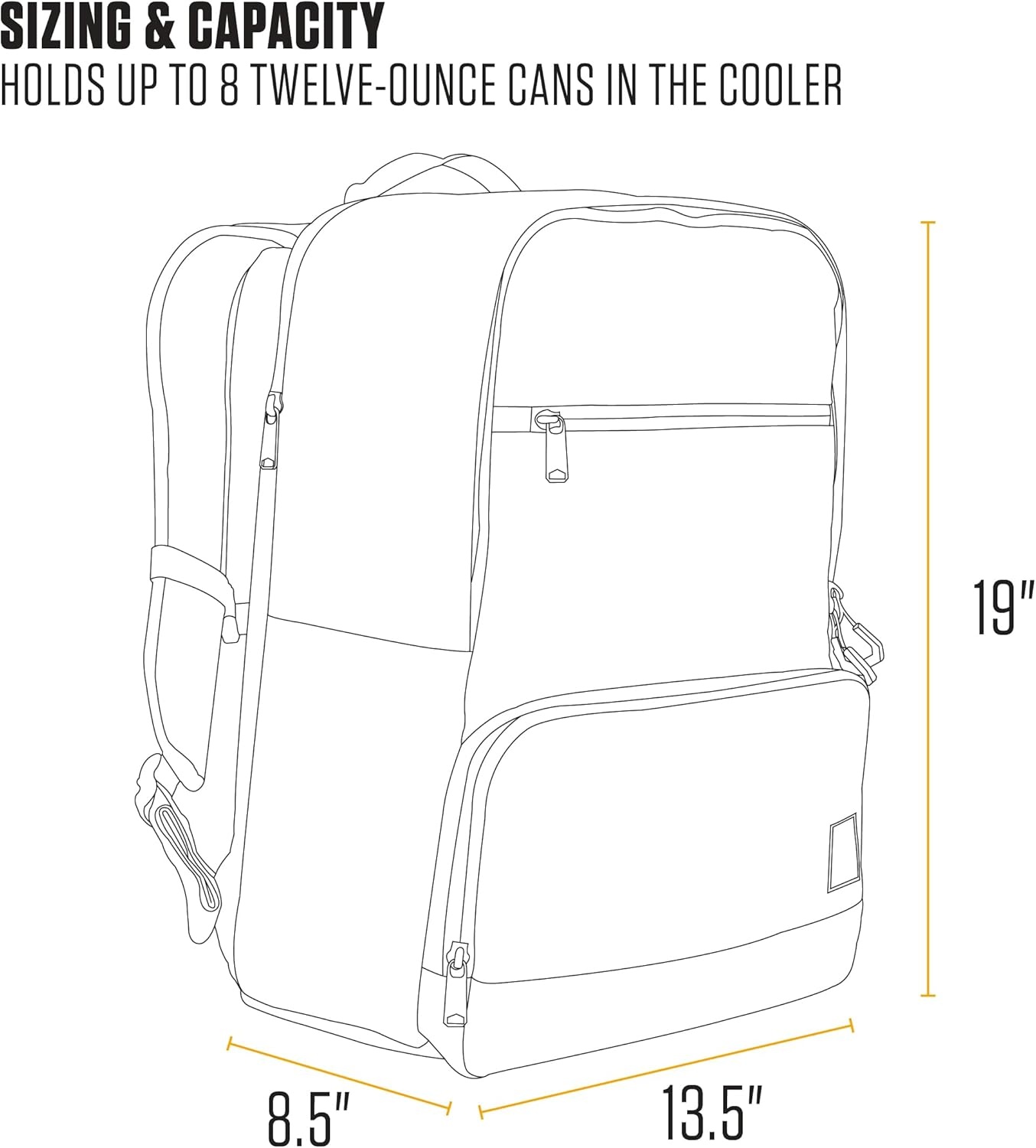 image:imageCarhartt Insulated Two Compartment Cooler Durable Water Repellent Material WFront Zippered Pocket for Camping Beach amp TravelCarhartt Brown