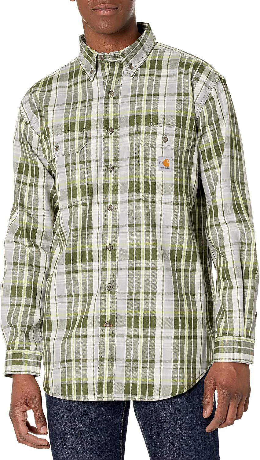 image:imageCarhartt Mens 104507 FlameResistant Force Rugged Flex LooseBasilCarhartt Gray